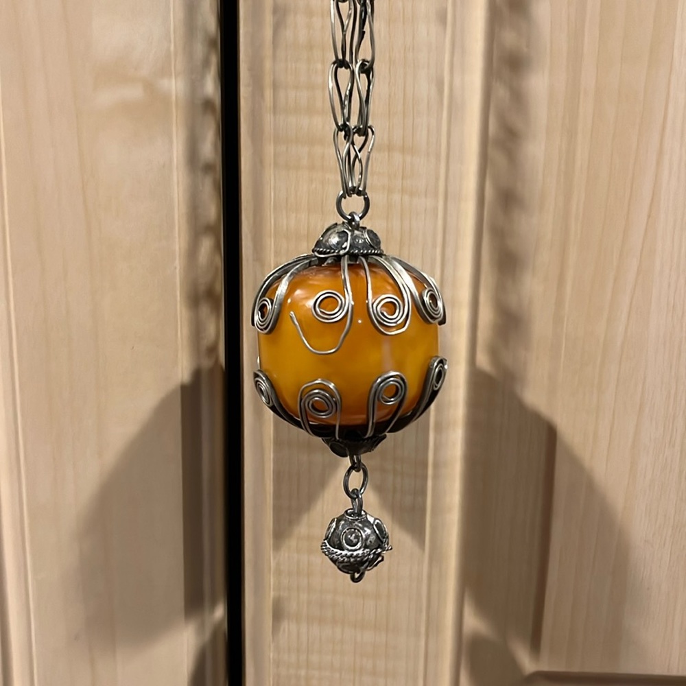 Bronze chain necklace